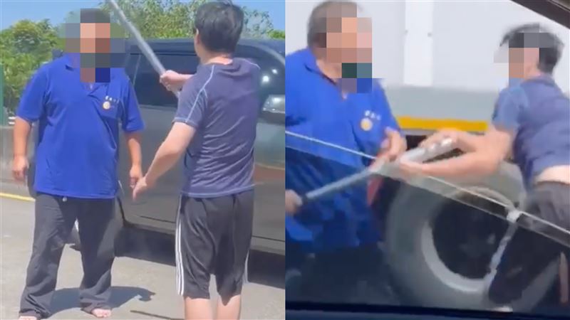 國5他「抄傢伙」下車嗆聲！反遭奪棒打頭