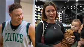 ▲前AV女星拉娜羅德斯（Lana Rhoades）的女兒長相神似「幹籃哥」葛瑞芬（Blake Griffin）。（圖／翻攝自塞爾提克推特和Cool Kicks YT頻道）
