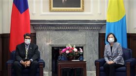 蔡英文，帛琉惠恕仁總統（圖／總統府提供）