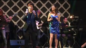 高向鵬生前與楊繡惠（右）同台畫面曝光。（圖／翻攝自林祖兒臉書）