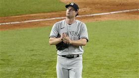 ▲柯爾（Gerrit Cole）飆出本季第257K，寫下洋基隊史紀錄。（圖／美聯社／達志影像）