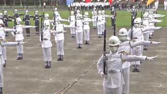 3軍樂儀隊「模擬國慶」　靜默槍法成亮點