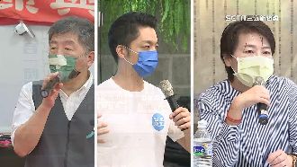 陳時中市場掃街！攤商送粽、菜頭喊當選