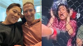 普莉希拉看格鬥嚇到表情失控。（圖／翻攝自推特）