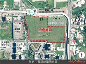 「淡海輕軌淡水行政中心站周邊土地開發」將於2022年底前公告招商(圖/營建署)