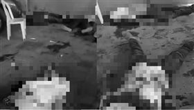 墨西哥爆血腥槍擊！血洗市政廳18死、市長身亡　「滿地屍體」畫面曝（圖／翻攝自推特）