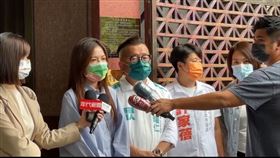 環南攤商猝死案，台北市吳沛憶、許家蓓、簡舒培及劉耀仁4名議員控告鍾小平妨害名譽及妨害選舉。（圖／記者李依璇攝影）