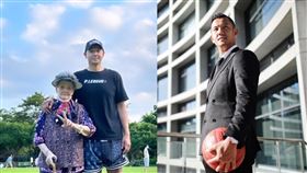 陳建州一有機會就牽著奶奶出去散步。（圖／翻攝自blackielovelife IG）