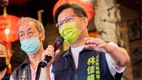 林佳龍參拜貢寮澳底仁和宮（圖／林佳龍競辦提供）