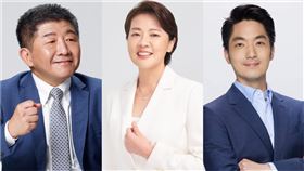 陳時中 黃珊珊 蔣萬安 （圖／翻攝自臉書）