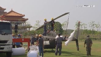 航特直升機緊急降聖母廟！廟方向媽祖稟報