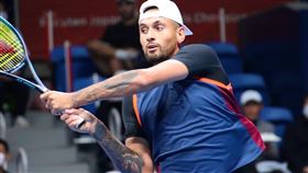 ▲基爾喬斯（Nick Kyrgios）6日在日本網球公開賽男單16強逆轉獲勝。（圖／翻攝自日本公開賽推特）