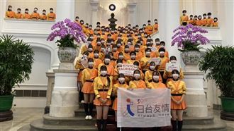 京都橘高校參訪台北101　搶拍留念