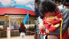 泰國,托兒所,幼童,遇害,爸媽,悲痛,玫瑰花,奶瓶,被子,哀悼