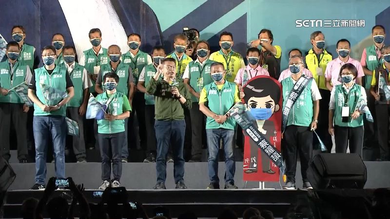 賴清德站台挺蔡其昌　拚市長、議員全壘打