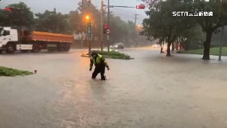 雨彈襲擊！花蓮秀林鄉和平村今日停班停課
