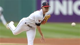 ▲畢柏（Shane Bieber）在美聯外卡戰先發7.1局僅失1分。（圖／美聯社／達志影像）