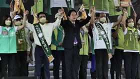 副總統賴清德、宜蘭縣長參選人江聰淵、羅東鎮長參選人黃適超（圖／翻攝自江聰淵臉書）