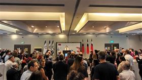 以色列特拉維夫雙十國慶酒會冠蓋雲集駐以色列代表處6日舉行民國111年國慶酒會，現場冠蓋雲集，聆聽駐以色列代表李雅萍致詞。（駐以色列代表處提供）中央社記者賴素芬台北傳真 111年10月8日