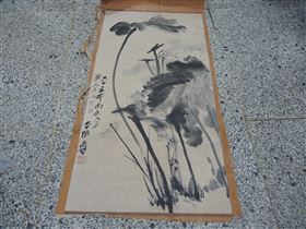 ▲新北市2名竊賊二度潛入寺廟行竊，當場被埋伏員警逮捕。被偷的蒐藏品、字畫中有張大千的名畫。（圖／翻攝畫面）