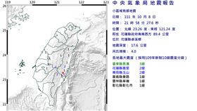 地牛,中央氣象局,地震,震央,
