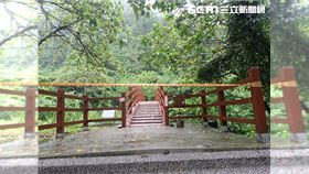 花蓮降雨達200毫米，因此旗下10條步道皆暫時封閉。（圖／林務局提供）