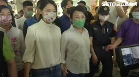 立法委員高虹參訪台中市建國市場，盧秀燕市長陪同！