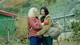 林詹珍妹在電影《哈勇家》飾演女主人，在家族面對傳統與現代的衝擊下，睿智又溫暖地帶領著家人向前走。（圖／海鵬提供）