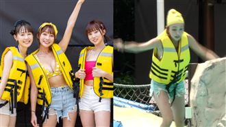 林襄比基尼濕身！全明星女神更衣超養眼