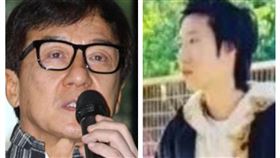 成龍與吳卓林（組合圖／資料照與微博）