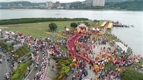 ▲▼九聖尊神水陸巡安場面非常殊勝壯觀（圖／台北葫蘆寺提供）
