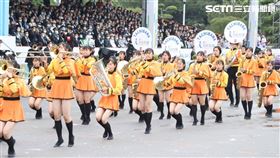 「橘色惡魔」橘高校國慶表演。（圖／記者邱榮吉攝影）