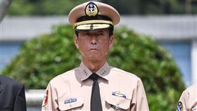 參謀總長李喜明出席海軍司令部「永固海疆紀念碑」揭牌儀式。 （圖／記者林敬旻攝）