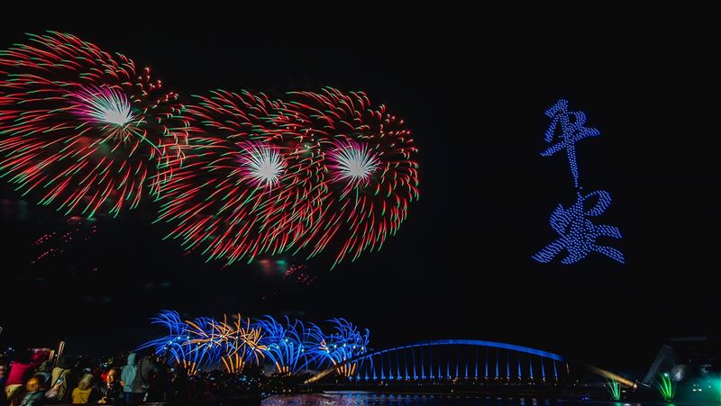 國慶焰火在嘉義　2.6萬顆45分鐘湧25萬人
