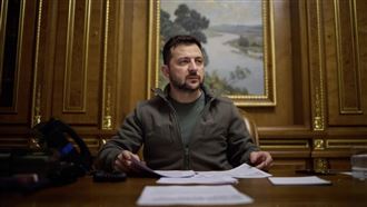 澤倫斯基慰問洪災　陸網：榮耀歸於烏克蘭