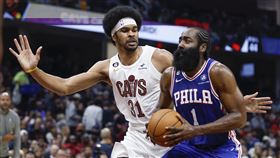 ▲哈登（James Harden）進帳11分，76人季前賽3連勝。（圖／美聯社／達志影像）