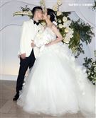 Alex、香蜜拉世紀婚宴。（記者邱榮吉/攝影）