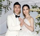 Alex、香蜜拉世紀婚宴。（記者邱榮吉/攝影）