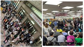 辦理護照人潮爆滿。（圖／翻攝自好想住飯店○好康.踩雷不藏私臉書社團）