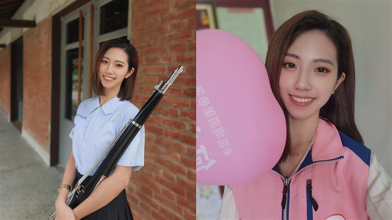 竹科妹操槍　最正里長參選人起底網：好香