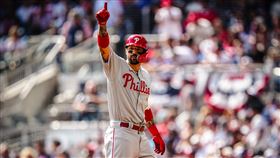 ▲卡斯提蘭諾斯（Nick Castellanos）單場3安3打點。（圖／翻攝自費城人推特）