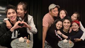 《天之驕女》牧場一家人幫王品澔慶生。（圖／翻攝自張靜之IG）