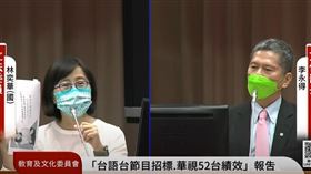 林奕華質詢李永得。（圖／國會頻道）