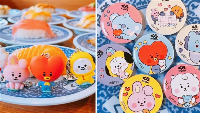 攜手BT21　藏壽司＝被壽司耽誤的扭蛋店？