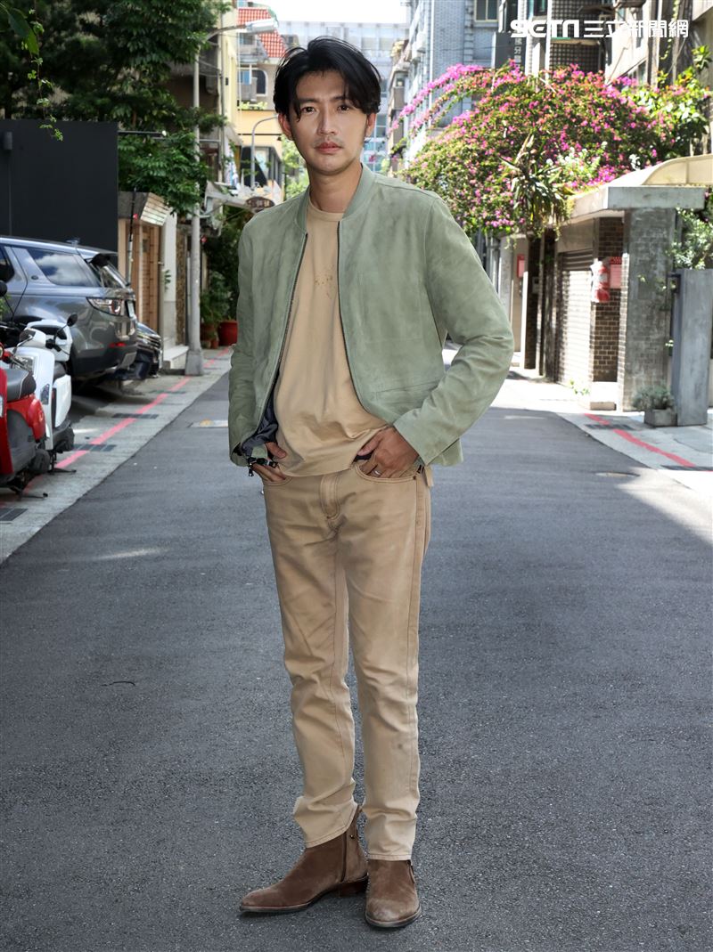 曾少宗金鐘三立新聞網專訪。（記者邱榮吉/攝影）