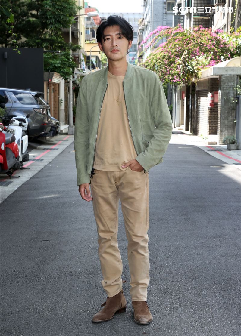 曾少宗金鐘三立新聞網專訪。（記者邱榮吉/攝影）