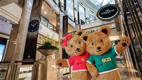 台北101觀景台,101明星熊「熊歡歡、熊樂樂」,Damper Baby「綠荳兵、紅金寶」,台北101提供