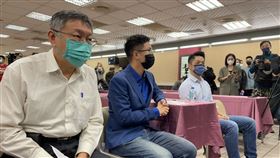 蔣萬安、柯文哲、洪秀柱出席侯漢廷新書發表會。（圖／記者鄭佩玟攝影）