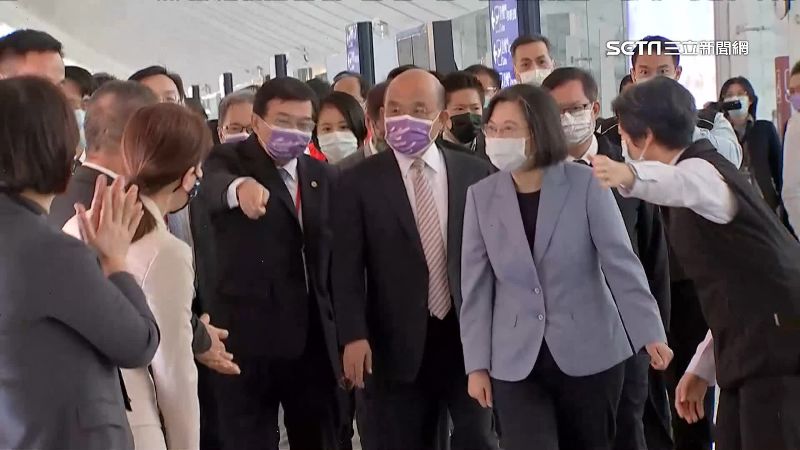 國門開放視察機場！蔡英文：台灣準備好了
