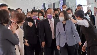 國門開放視察機場！蔡英文：台灣準備好了